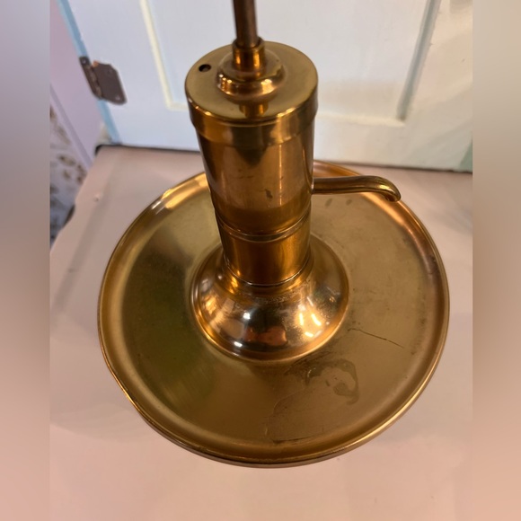 MCM Park Sherman Brass and Glass Liquor Pump Decanter - Picture 8 of 14